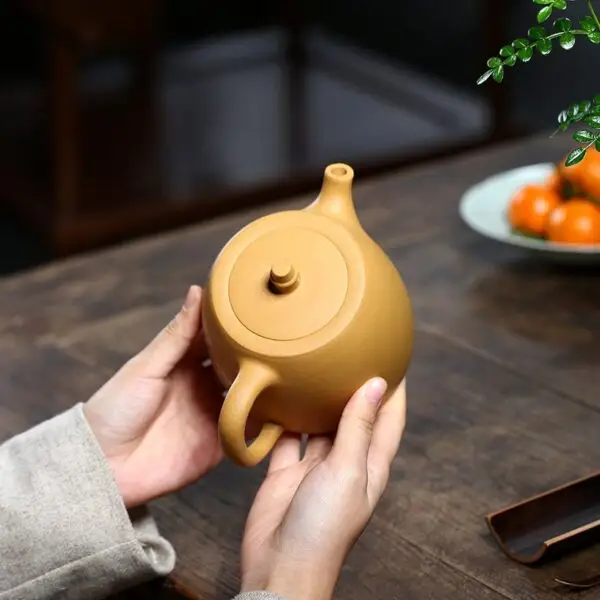 Yixing original gold clay purple sand teapot - Image 3