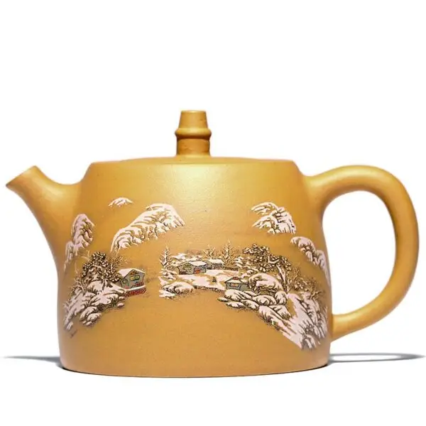 Yixing original gold clay purple sand teapot - Image 5