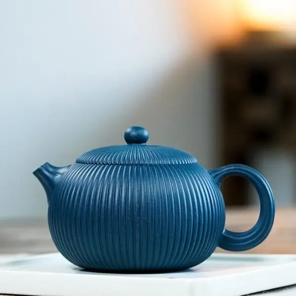Yixing original ore blue clay famous purple sand teapot