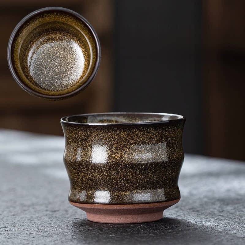 Kechen Tea-Glazed Bamboo Cup Tea Cup