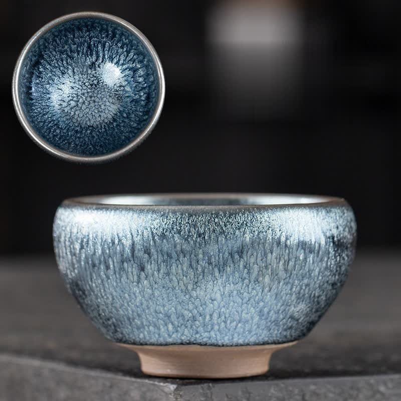 Luo Xueming's Hundred Flowers Have Foot Bowl Tea Cup