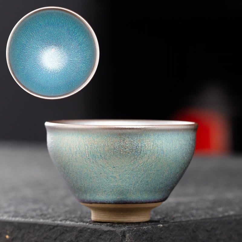Yang Honglan Colored Bundle Mouth Calyx Tea Cup