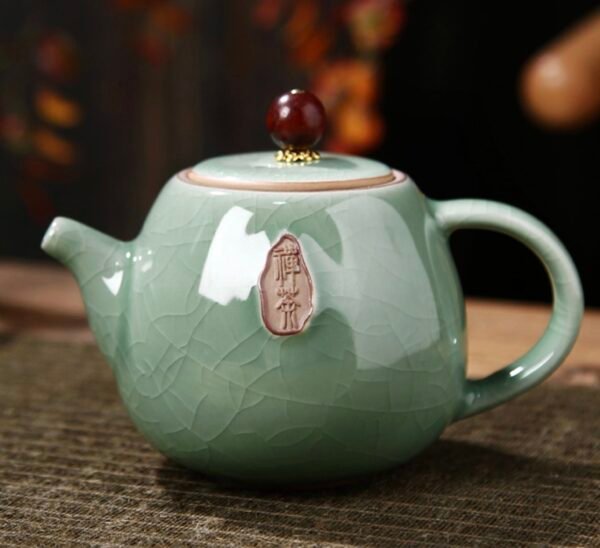 Relief Ge Kiln Zen Tea Gongfu Tea Set - Image 4